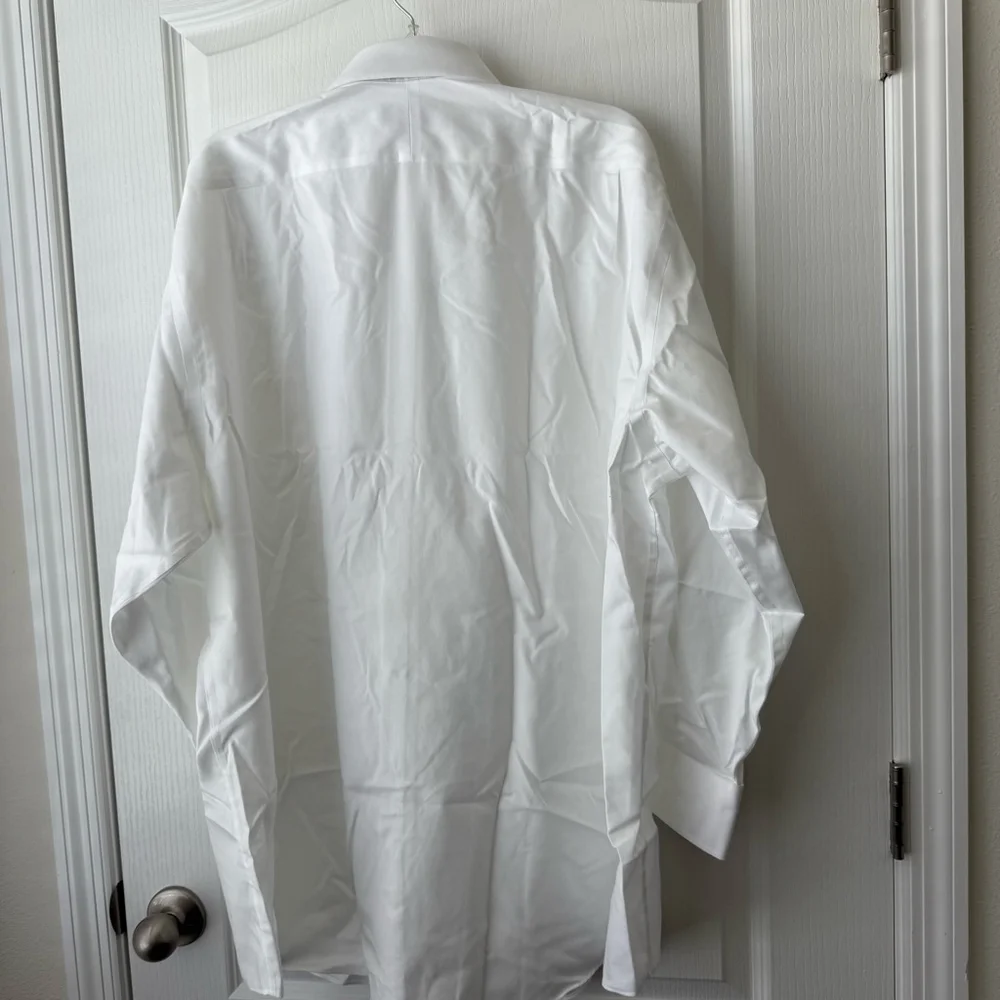 NEW Men's A.I. Stone Dress Shirt Size 18-34 White